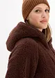 Giacca in pile effetto peluche, oversize, bonprix