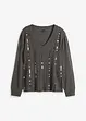 Maglione con paillettes, bonprix