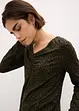 Maglia a maniche lunghe con arricciatura, bonprix