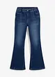 Jeans flared con cinta comoda, a vita alta, bonprix