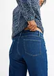 Jeans wide leg, a vita bassa, bonprix