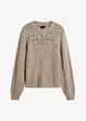 Maglione con paillettes, bonprix