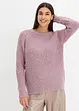 Maglione a maglia grossa con fili glitterati, bonprix