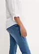 Blusa a maniche lunghe con scollo a V in viscosa fluente, bonprix