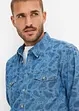 Camicia a maniche lunghe in jeans di puro cotone, bonprix