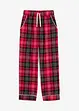 Pantaloni pigiama lunghi in flanella, bonprix