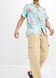 Camicia a maniche corte con colletto a revers, bonprix