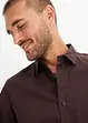 Camicia elasticizzata con cotone, slim fit, bonprix