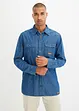 Camicia in jeans con effetto lavato, bonprix