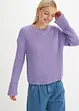 Maglione in cotone misto morbido, bonprix