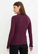 Maglia a maniche lunghe con mesh, bonprix