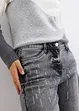 Jeans elasticizzati con strass, bonprix