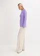 Maglione oversize a coste, bonprix