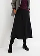 Gonna midi in misto viscosa, bonprix