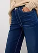 Jeans termici straight, a vita alta, bonprix