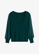 Maglione con maniche in chiffon, bonprix