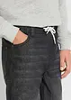 Jeans con elastico in vita in puro cotone, regular fit (pacco da 2), bonprix