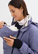 Giacca prémaman morbida 3 in 1 con inserto babywearing, bonprix