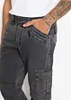 Pantaloni cargo in puro cotone relaxed fit, straight, bonprix