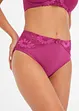 Slip alto con pizzo (pacco da 2), bonprix