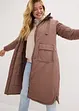 Parka ampio svasato con coulisse, bonprix