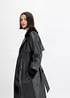 Giaccone in similpelle con pelliccia sintetica, bonprix