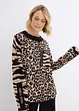 Maglione leopardato, bonprix