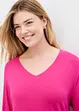 Maglia con maniche a 3/4 in misto viscosa elastan, bonprix