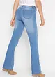 Jeans bootcut elasicizzati, vita media, bonprix