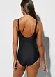 Costume intero con scollatura a V e effetto modellante leggero, bonprix