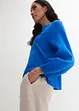 Blusa oversize in mussola di cotone, bonprix