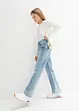 Jeans bootcut, vita media, bonprix