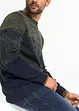 Maglione dalla linea comfort in filato fine misto cotone, bonprix
