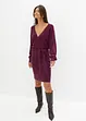 Abito in maglia con scollatura a V, bonprix