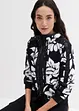 Felpa con zip e cotone, bonprix