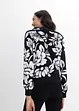 Felpa con zip e cotone, bonprix