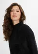 Maglione in filato piumato morbido, bonprix