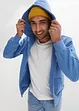 Felpa con zip e cappuccio, bonprix