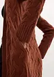 Maxi cardigan in maglia a trecce, bonprix