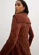 Maxi cardigan in maglia a trecce, bonprix