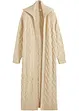 Maxi cardigan in maglia a trecce, bonprix