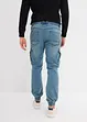 Jeans in felpa con tasche cargo regular fit, straight, bonprix