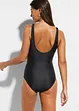 Costume intero con ruches e effetto modellante forte, bonprix