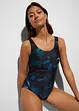 Costume intero con arricciatura e effetto modellante leggero, bonprix