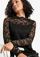 Maglia in pizzo a maniche lunghe, bonprix