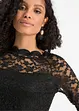 Maglia in pizzo a maniche lunghe, bonprix