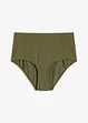 Slip per bikini a vita alta con sgambatura normale, bonprix
