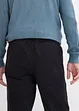 Pantaloni con elastico in vita in puro cotone regular fit, straight (pacco da 2), bonprix