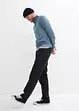 Pantaloni con elastico in vita in puro cotone regular fit, straight (pacco da 2), bonprix