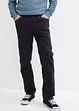Pantaloni con elastico in vita in puro cotone regular fit, straight (pacco da 2), bonprix